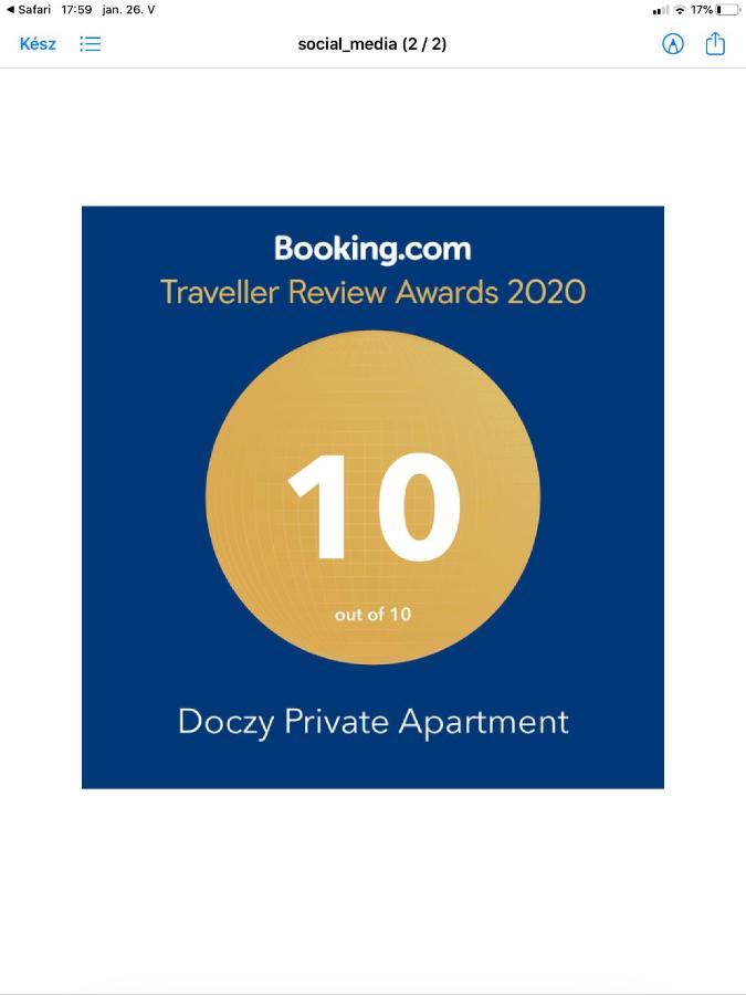 Doczy Private Apartment Debrecen Exteriör bild